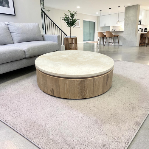 Dovetail Furniture Canyon Coffee Table Natural, image 1