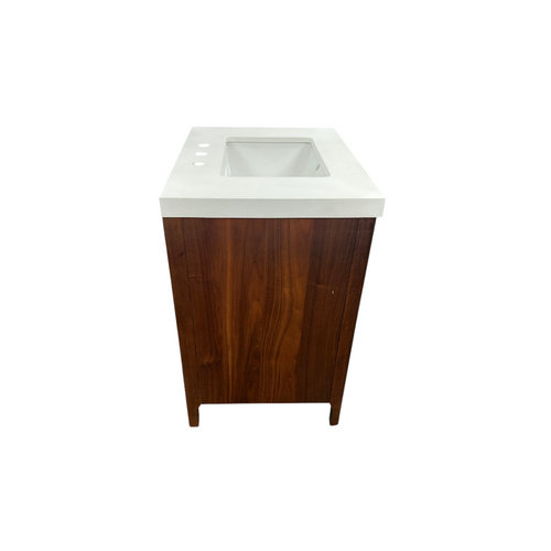 Water Creation Sequoia Single Sink Whitebrook Quartz Countertop Bath Vanity in Mango Wood, image 17