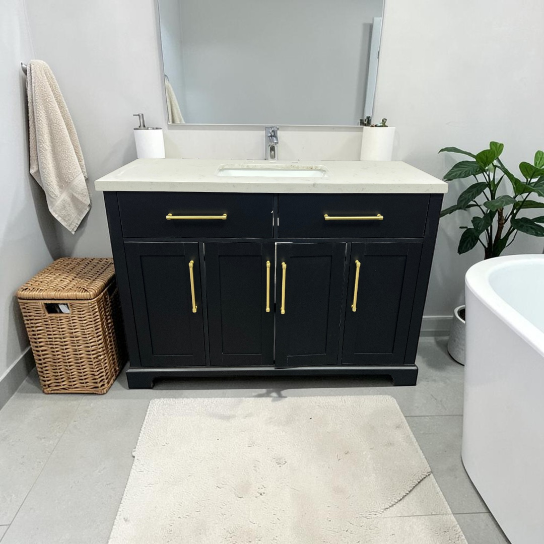 House of Hampton Dahen Single Bathroom Vanity with Engineered Stone Top