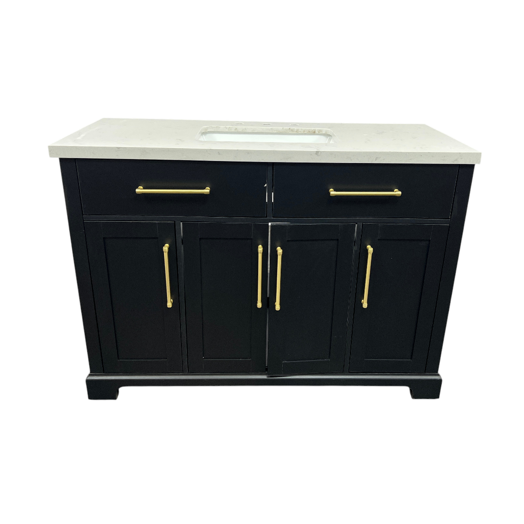House of Hampton Dahen Single Bathroom Vanity with Engineered Stone Top