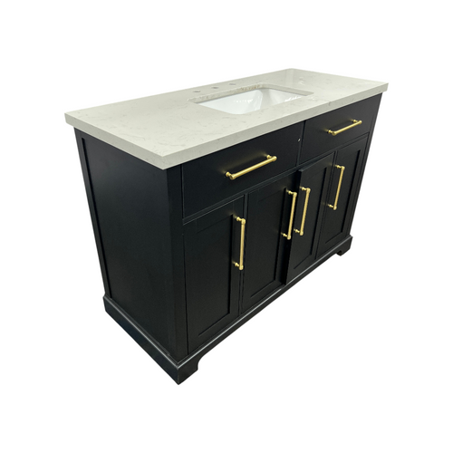 House of Hampton Dahen Single Bathroom Vanity with Engineered Stone Top, image 6