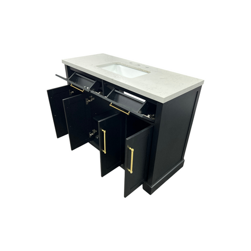 House of Hampton Dahen Single Bathroom Vanity with Engineered Stone Top, image 11