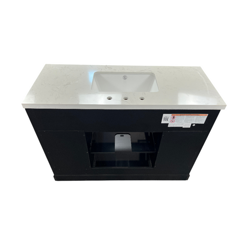 House of Hampton Dahen Single Bathroom Vanity with Engineered Stone Top, image 17