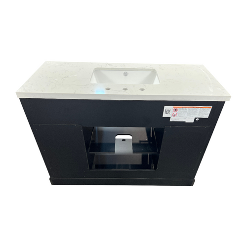 House of Hampton Dahen Single Bathroom Vanity with Engineered Stone Top, image 18