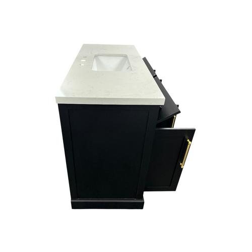 House of Hampton Dahen Single Bathroom Vanity with Engineered Stone Top, image 21