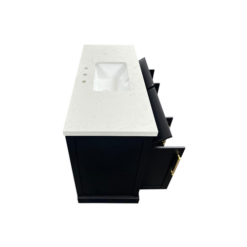 House of Hampton Dahen Single Bathroom Vanity with Engineered Stone Top, image 22