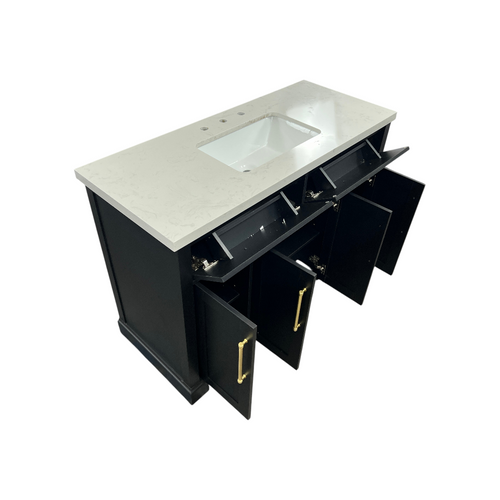 House of Hampton Dahen Single Bathroom Vanity with Engineered Stone Top, image 24