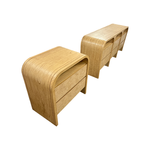 Castlery Crescent 6-Drawer Dresser and 2-Drawer Bedside Table Set, image 21
