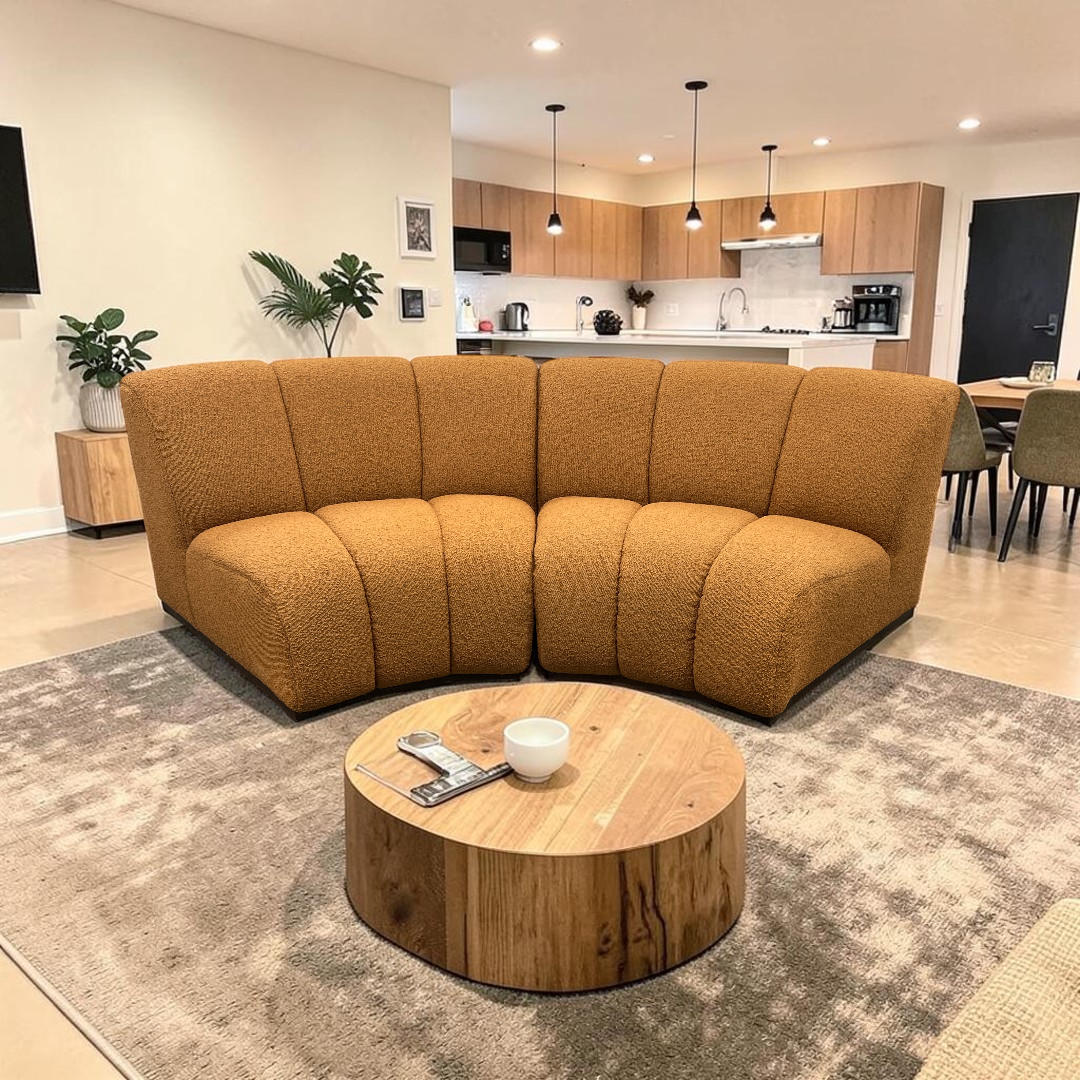 Castlery Marlow Performance Bouclé Wedge Couch