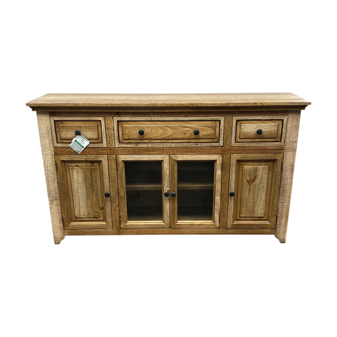August Grove Glenwood 3 Drawer, 4 Door, Console