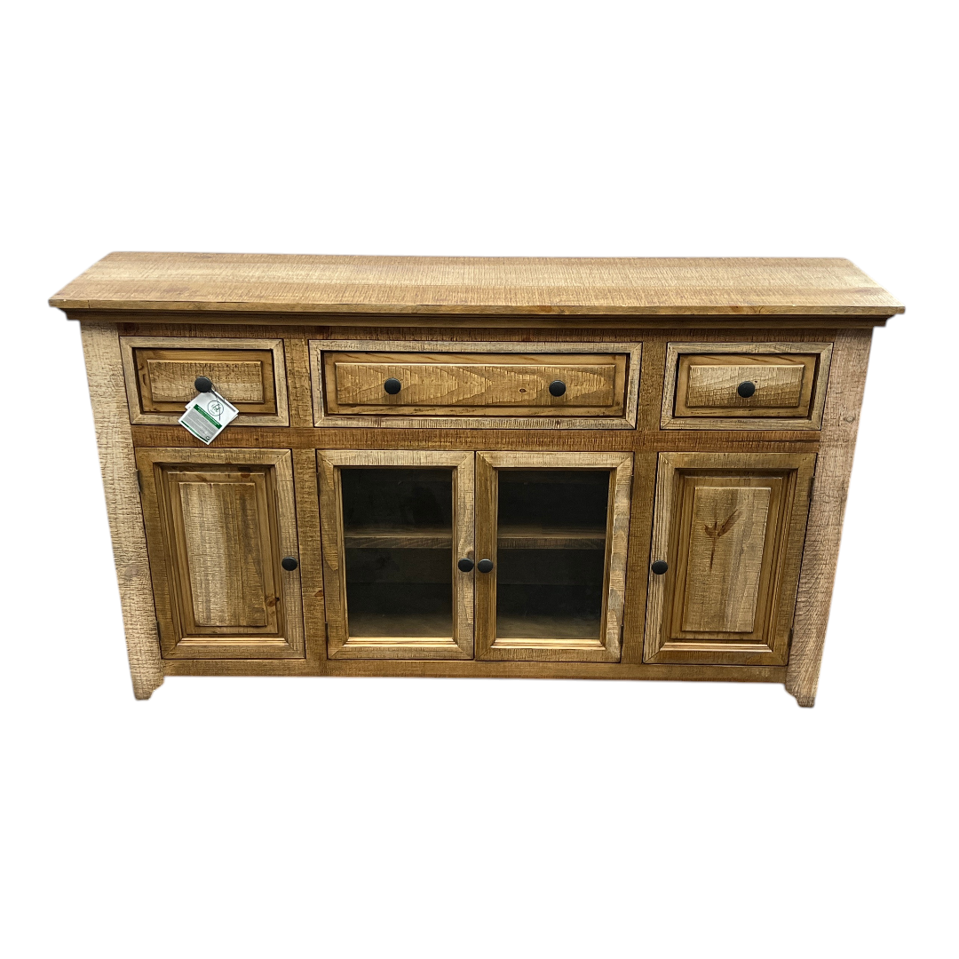 August Grove Glenwood 3 Drawer, 4 Door, Console