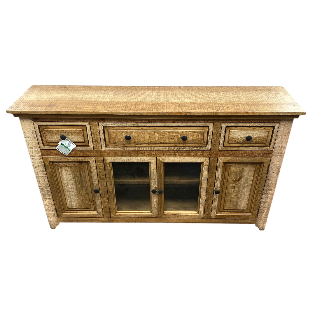 August Grove Glenwood 3 Drawer, 4 Door, Console