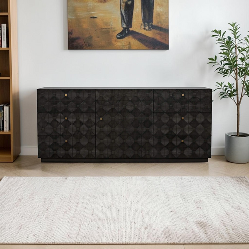 Noir Leon 6 - Drawer Dresser, image 1
