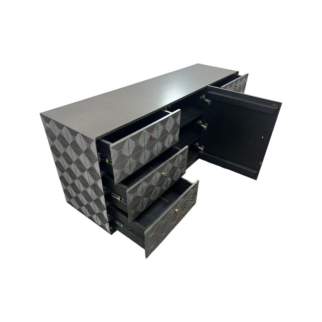 Noir Leon 6 - Drawer Dresser