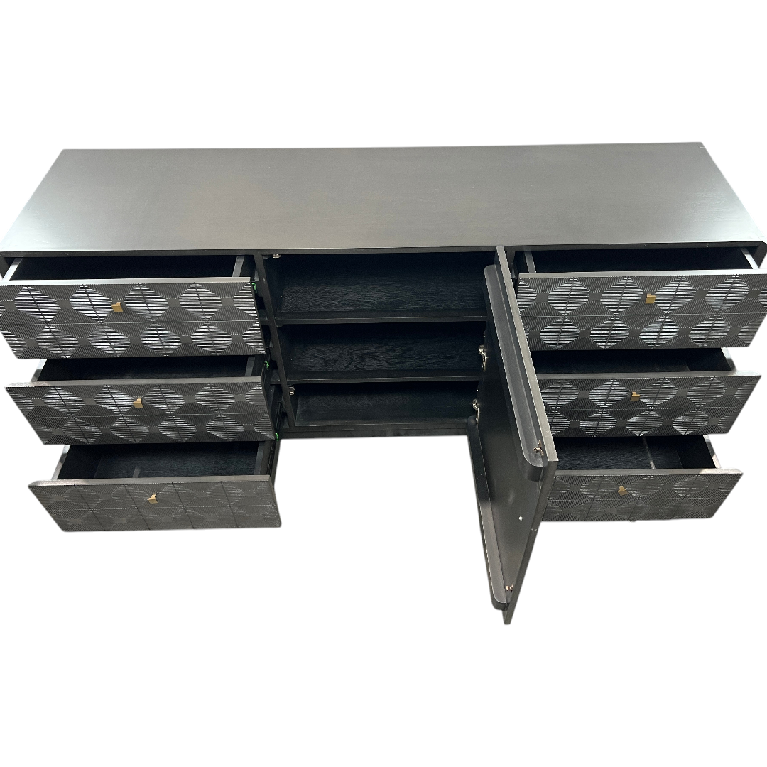 Noir Leon 6 - Drawer Dresser