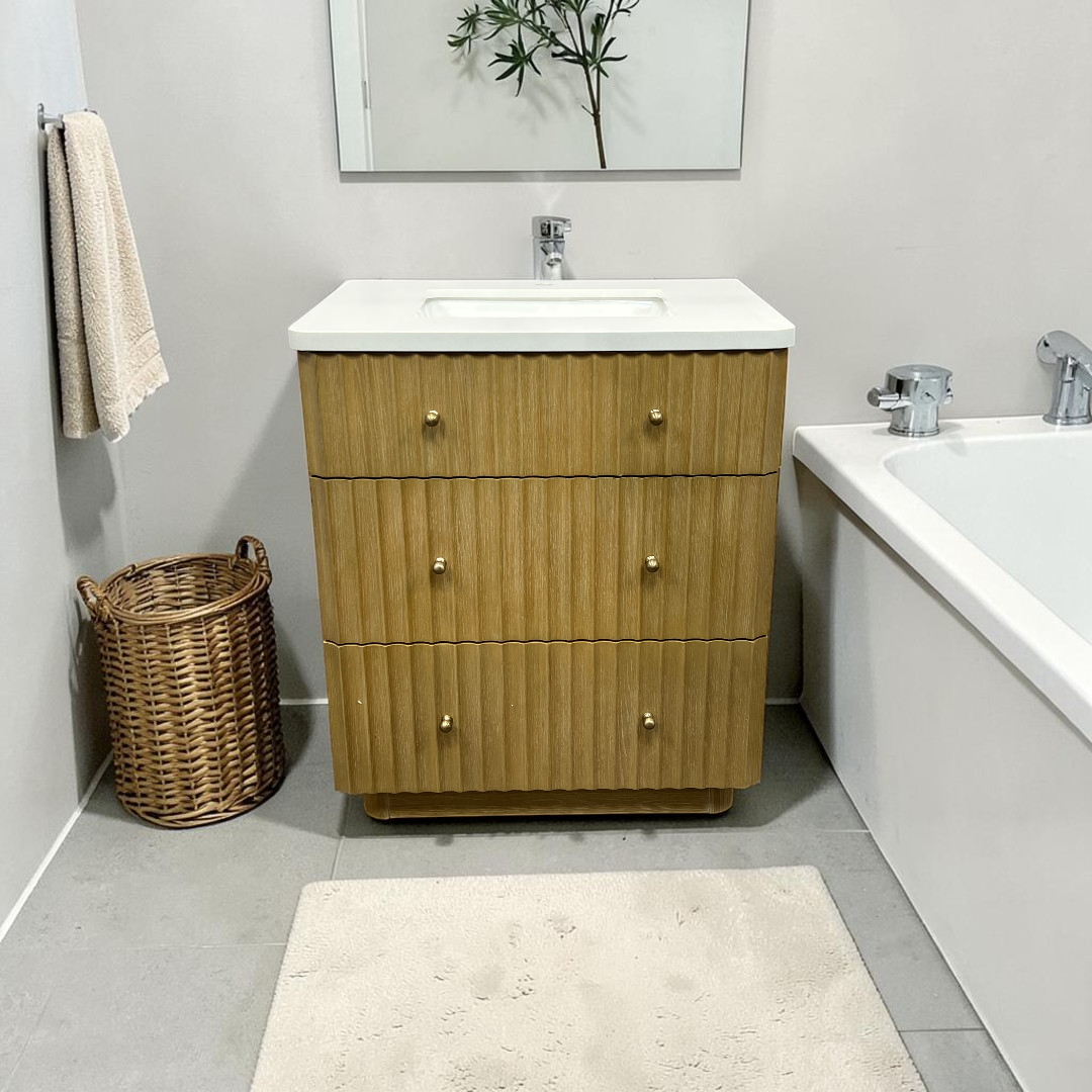 Ari Kitchen & Bath La Jolla Single Bathroom Vanity With Engineered Stone Top