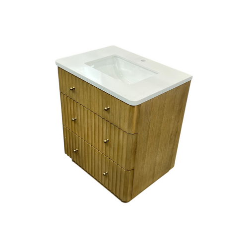 Ari Kitchen & Bath La Jolla Single Bathroom Vanity With Engineered Stone Top, image 6