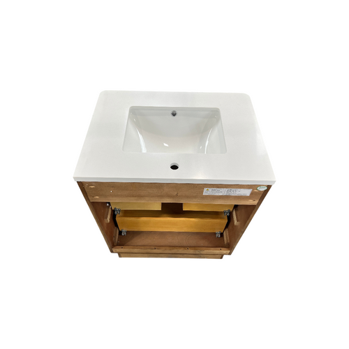 Ari Kitchen & Bath La Jolla Single Bathroom Vanity With Engineered Stone Top, image 12
