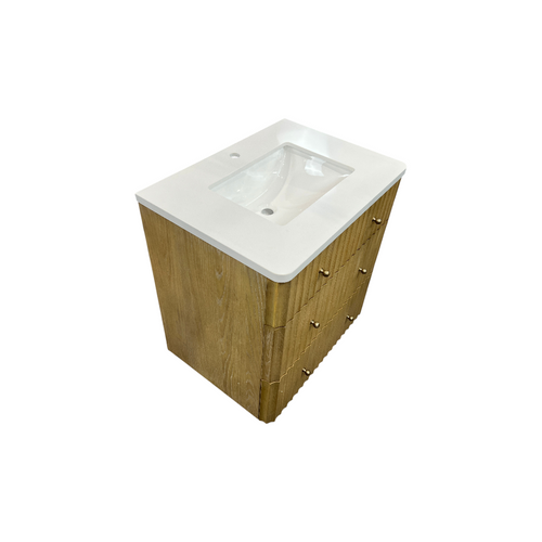 Ari Kitchen & Bath La Jolla Single Bathroom Vanity With Engineered Stone Top, image 18