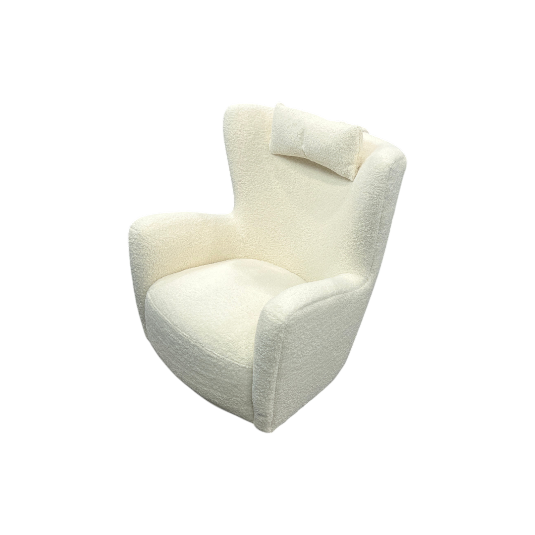 Castlery Collette Sherpa Swivel Armchair