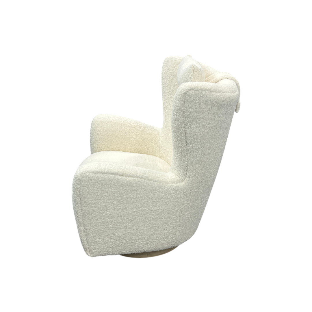 Castlery Collette Sherpa Swivel Armchair