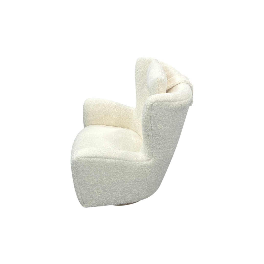 Castlery Collette Sherpa Swivel Armchair