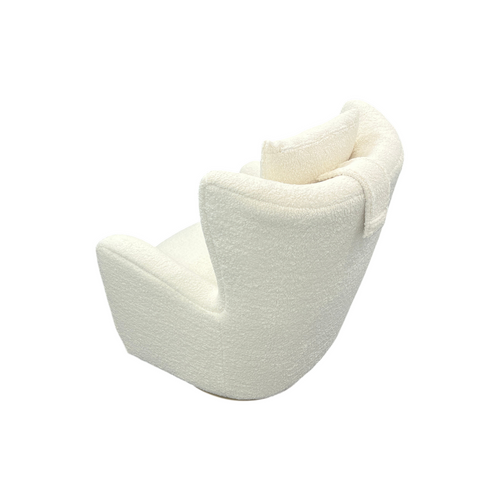 Collette Sherpa Swivel Armchair, image 8