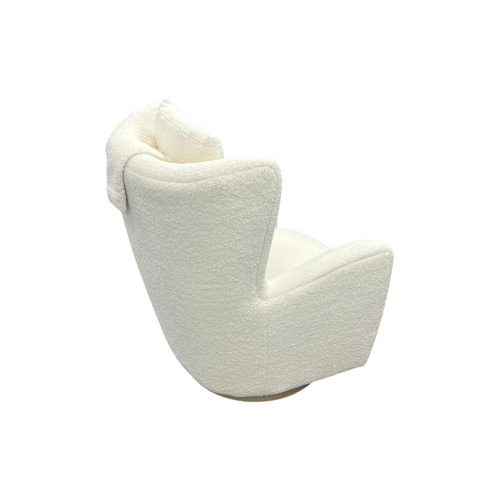 Collette Sherpa Swivel Armchair, image 13