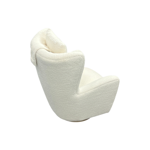 Collette Sherpa Swivel Armchair, image 14