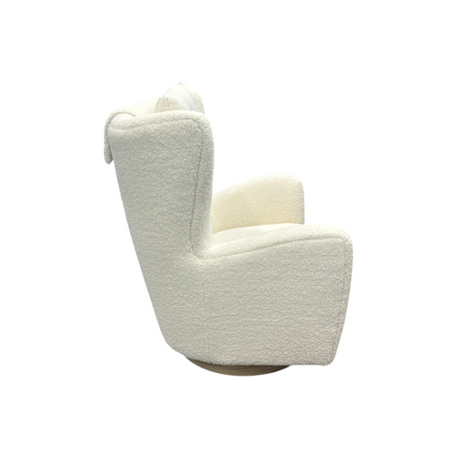 Collette Sherpa Swivel Armchair, image 15