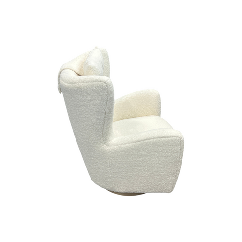 Collette Sherpa Swivel Armchair, image 16