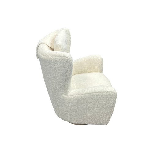 Collette Sherpa Swivel Armchair, image 17