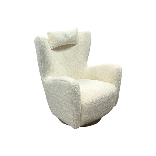 Collette Sherpa Swivel Armchair, image 18