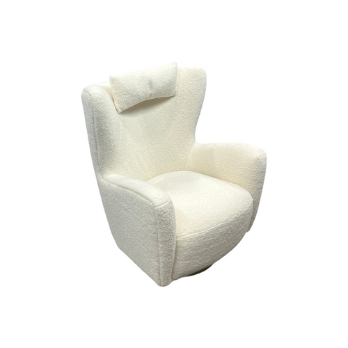 Collette Sherpa Swivel Armchair, image 19