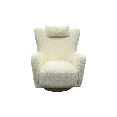 Collette Sherpa Swivel Armchair, image 21
