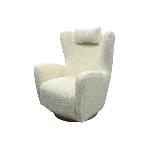 Collette Sherpa Swivel Armchair, image 24