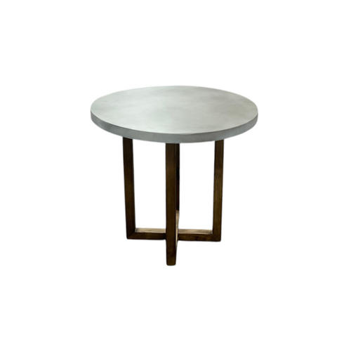 Gracie Oaks Round Minimalist Solid Wood Dining Table, image 6