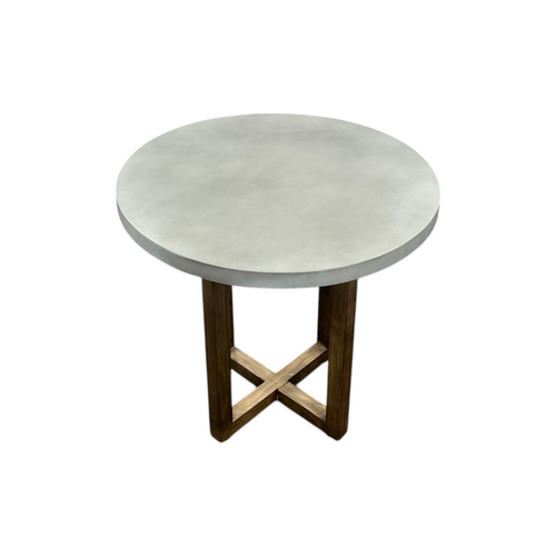 Gracie Oaks Round Minimalist Solid Wood Dining Table, image 10
