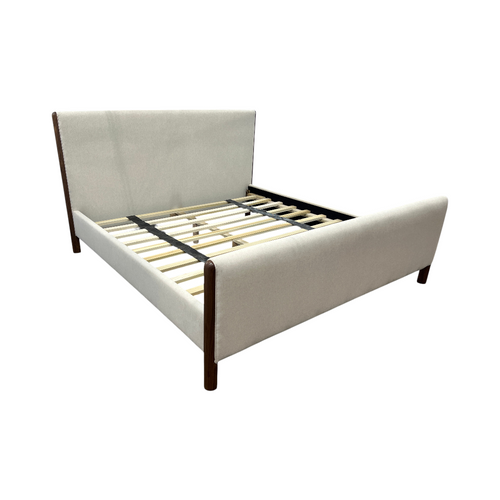 Omax Decor Liana Upholstered Platform King Bed, image 2