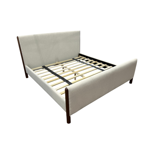 Omax Decor Liana Upholstered Platform King Bed, image 3
