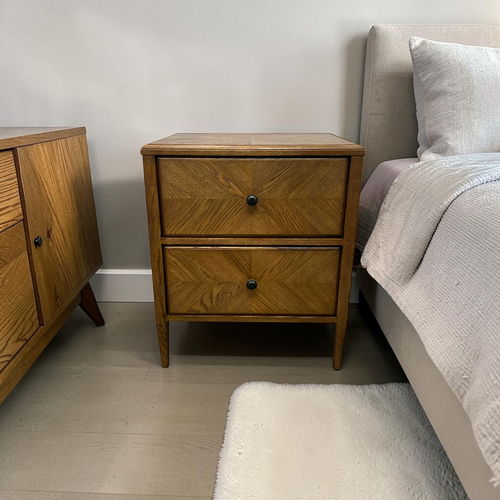 Safavieh Nova Two Drawers Night Stand by Theodore Alexander, image 1