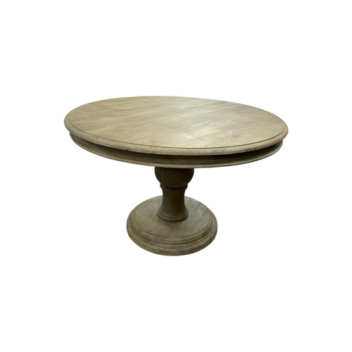 Dovetail Furniture Mango Solid Wood Pedestal Dining Table, image 8