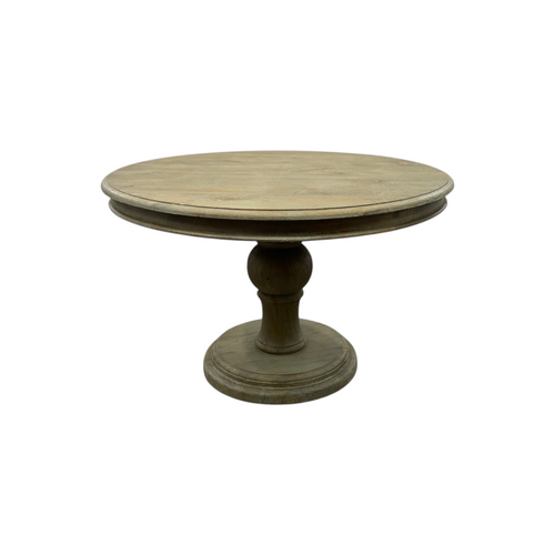 Dovetail Furniture Mango Solid Wood Pedestal Dining Table, image 13