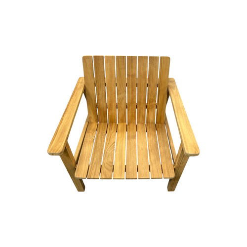 Neighbor Low Chair Teak Adirondack With Low Outdoor Side Table Set of 3, image 14