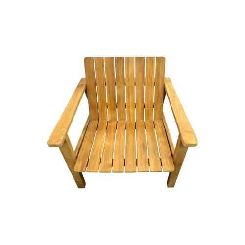 Neighbor Low Chair Teak Adirondack With Low Outdoor Side Table Set of 3, image 16