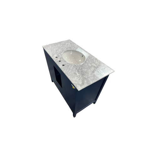Lark Manor Ain Single Bathroom Vanity with Marble Top, image 14