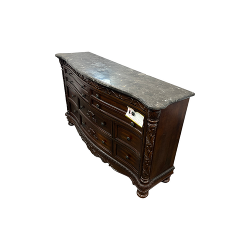 Oasis Home Patterson Solid Wood Indoor Dresser with Marble Top, image 4