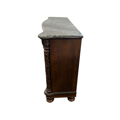 Oasis Home Patterson Solid Wood Indoor Dresser with Marble Top, image 6