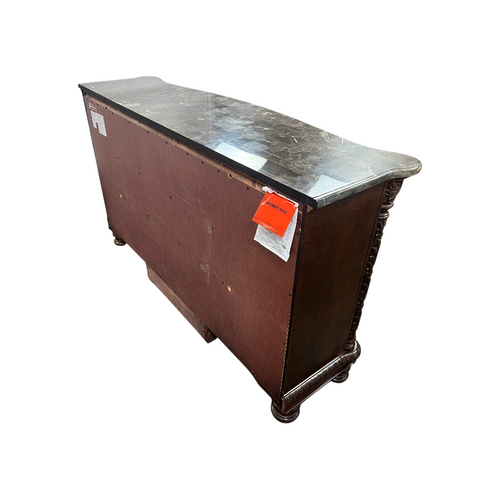 Oasis Home Patterson Solid Wood Indoor Dresser with Marble Top, image 10