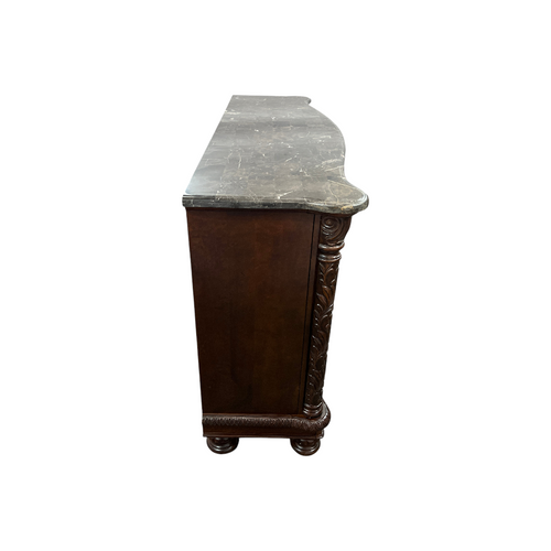 Oasis Home Patterson Solid Wood Indoor Dresser with Marble Top, image 12